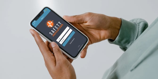 Holding Phone Mobile App SI